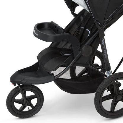 Delta Children Jeep TurboGlyde Jogging Stroller with Swivel Wheel