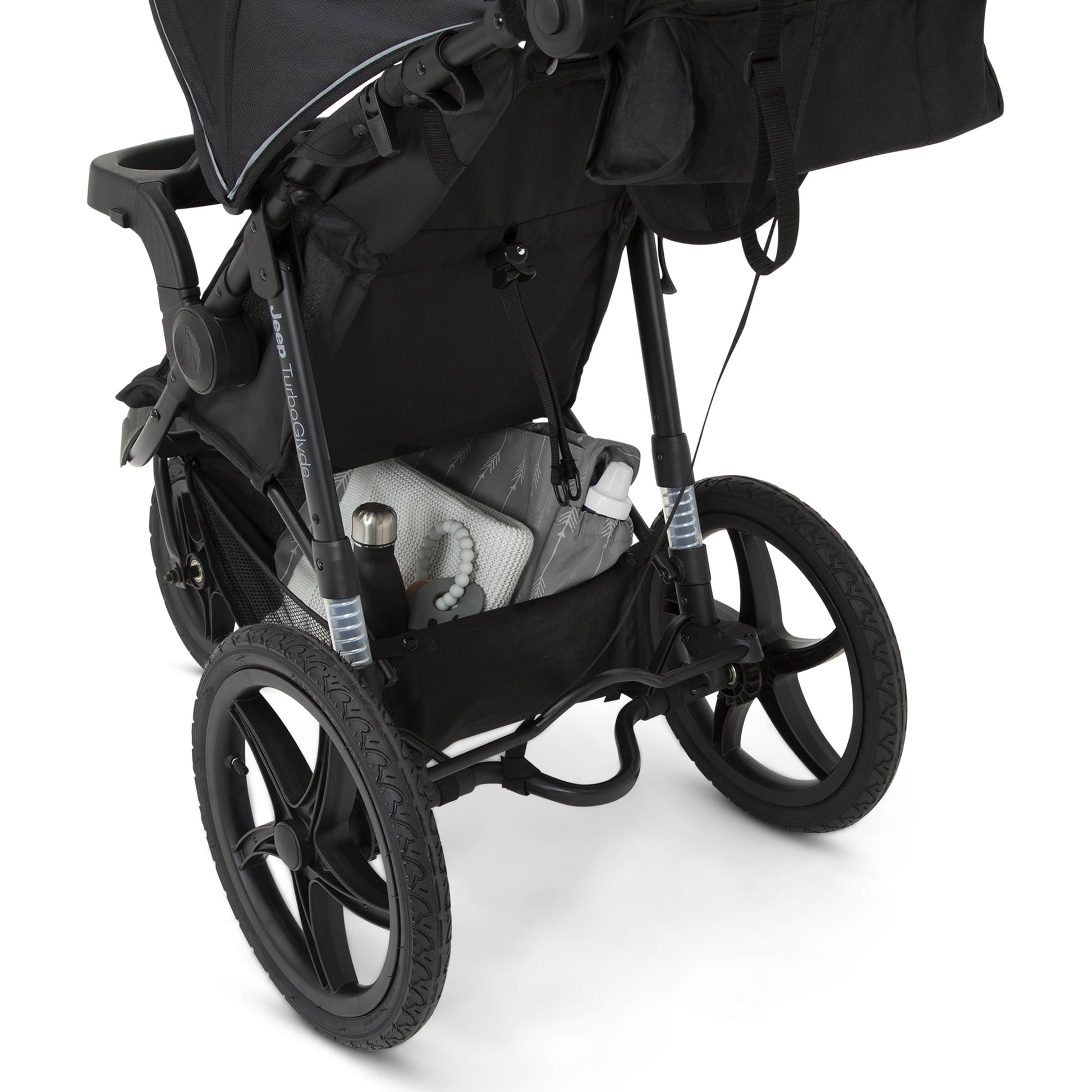 Delta Children Jeep TurboGlyde Jogging Stroller with Swivel Wheel