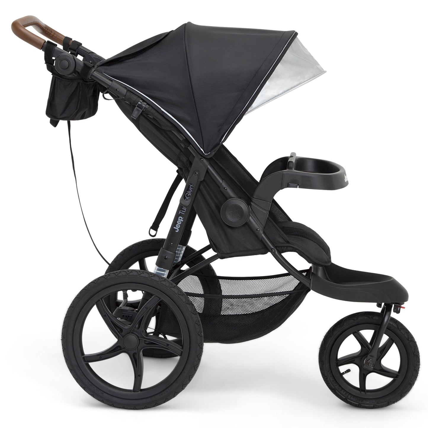 Delta Children Jeep TurboGlyde Jogging Stroller with Swivel Wheel