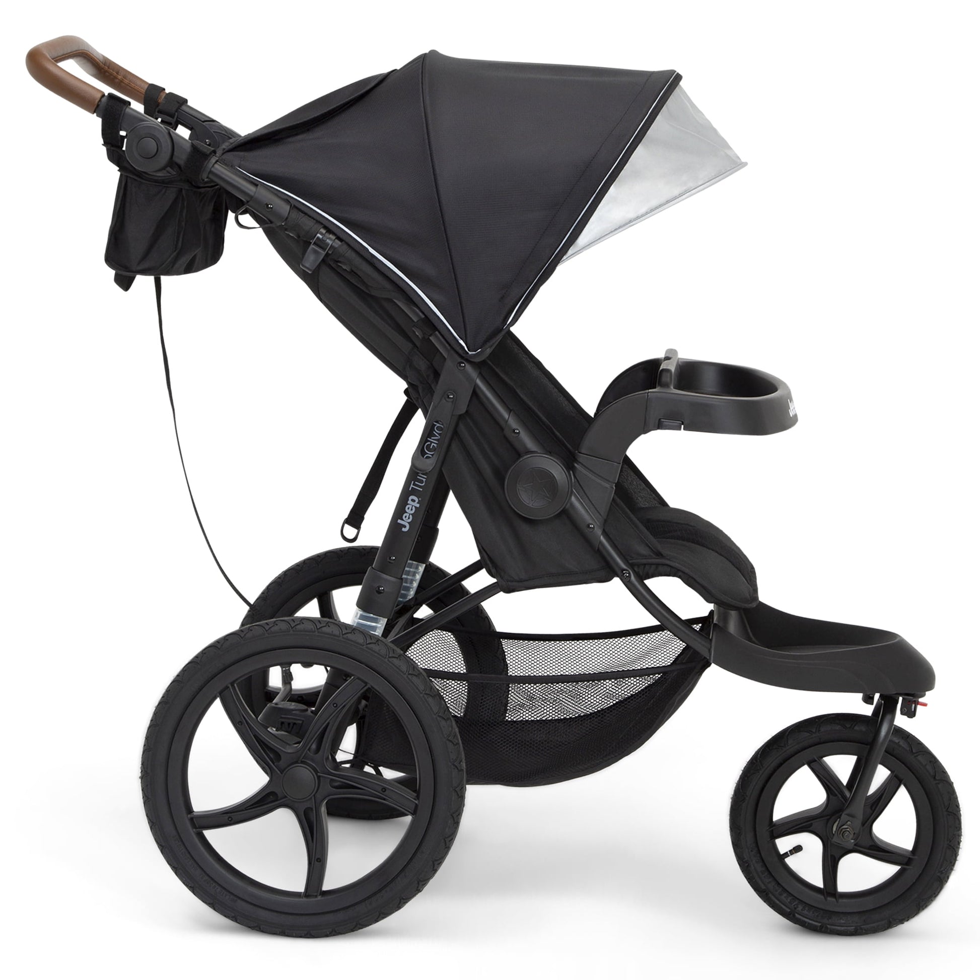 Delta Children Jeep TurboGlyde Jogging Stroller with Swivel Wheel