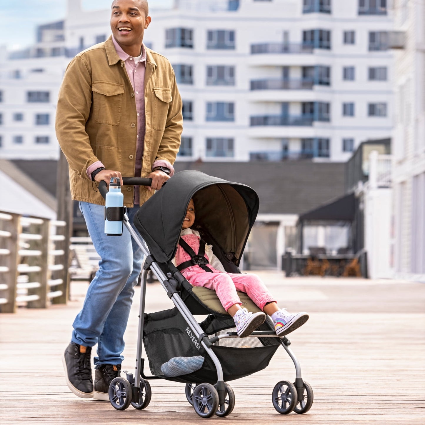 Evenflo Reversi Lightweight Reversible Stroller with Storage Basket