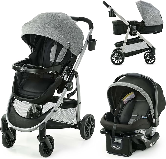 Graco Modes Pramette Travel System Infant Car Seat and Stroller Combo