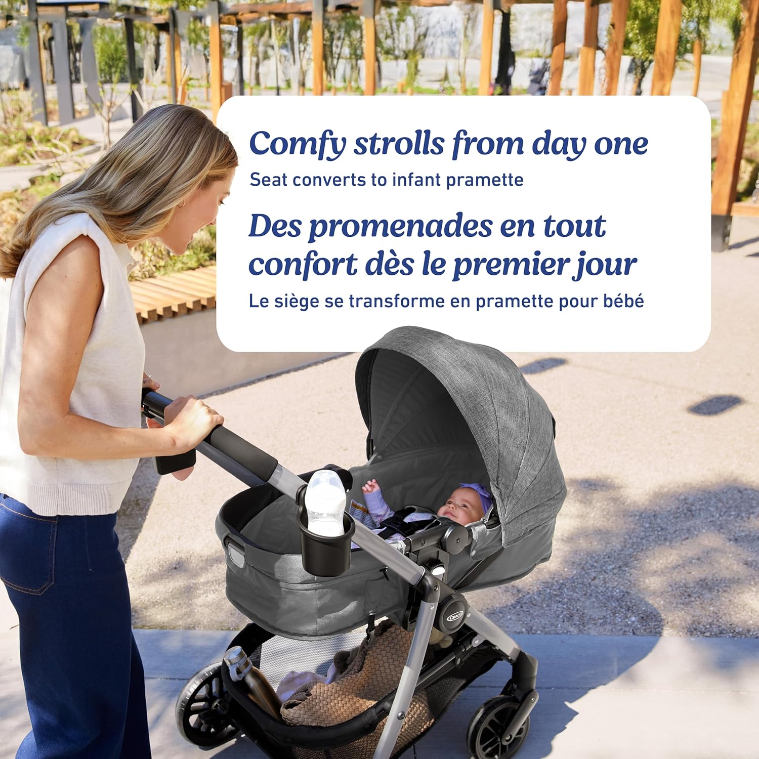 Graco Modes Pramette Travel System Infant Car Seat and Stroller Combo