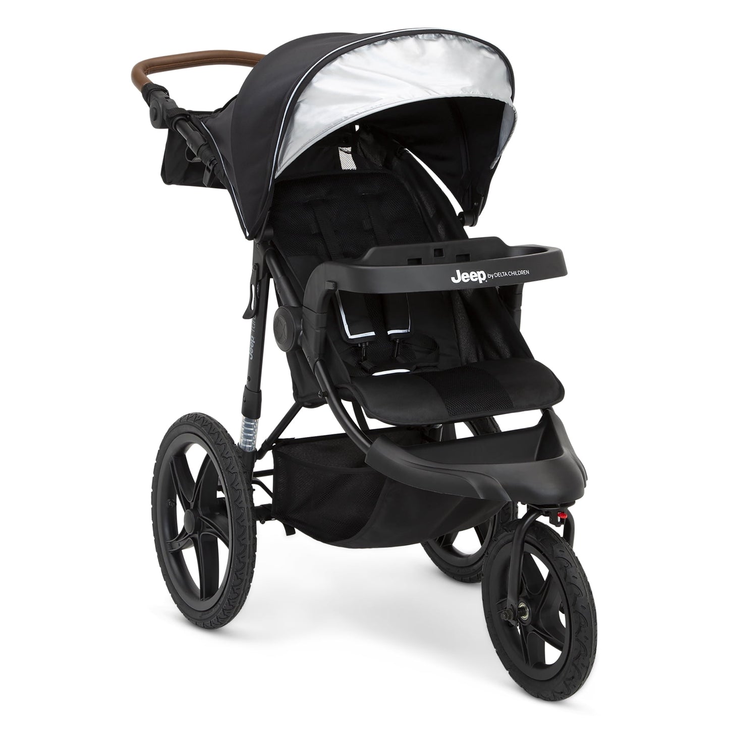 Delta Children Jeep TurboGlyde Jogging Stroller with Swivel Wheel