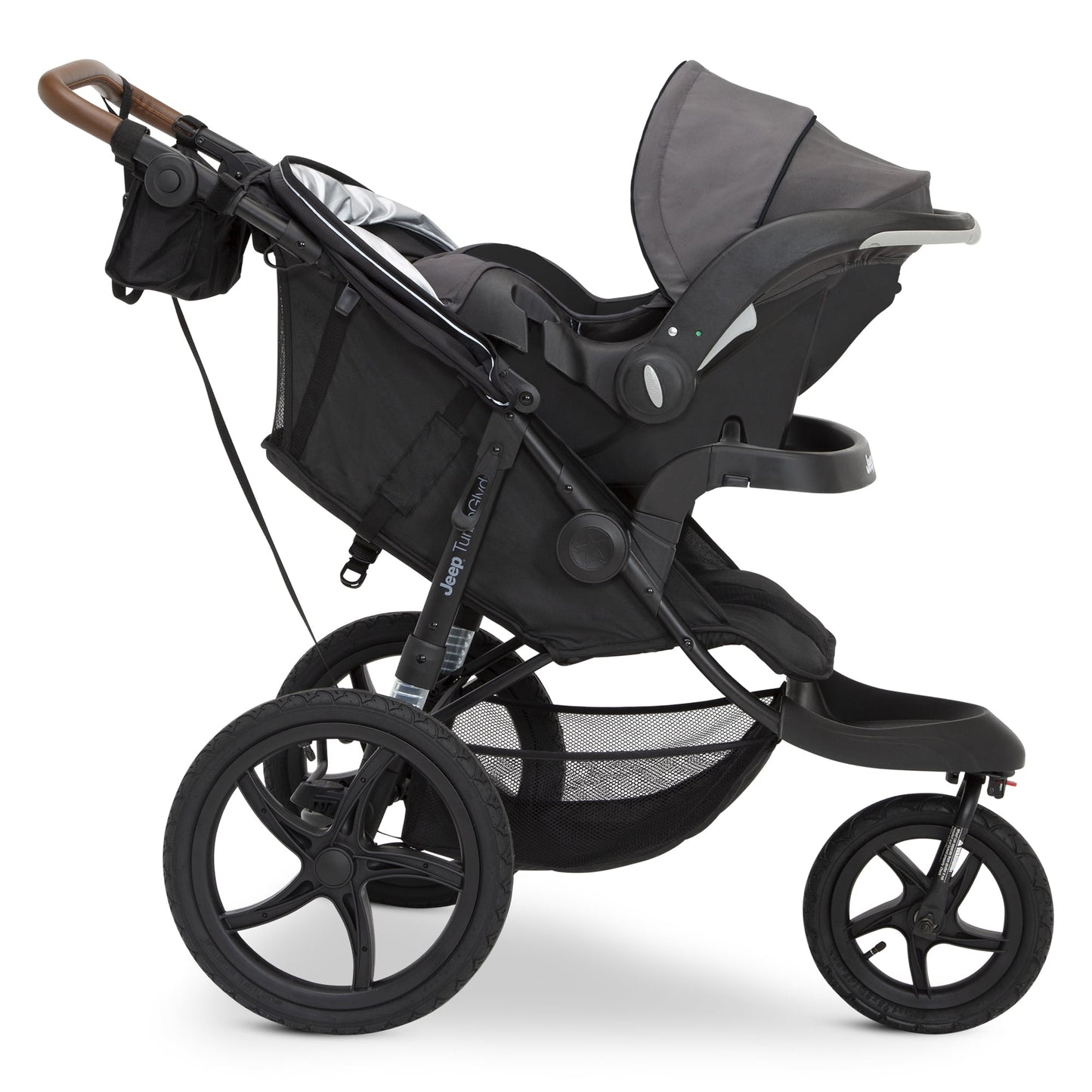 Delta Children Jeep TurboGlyde Jogging Stroller with Swivel Wheel