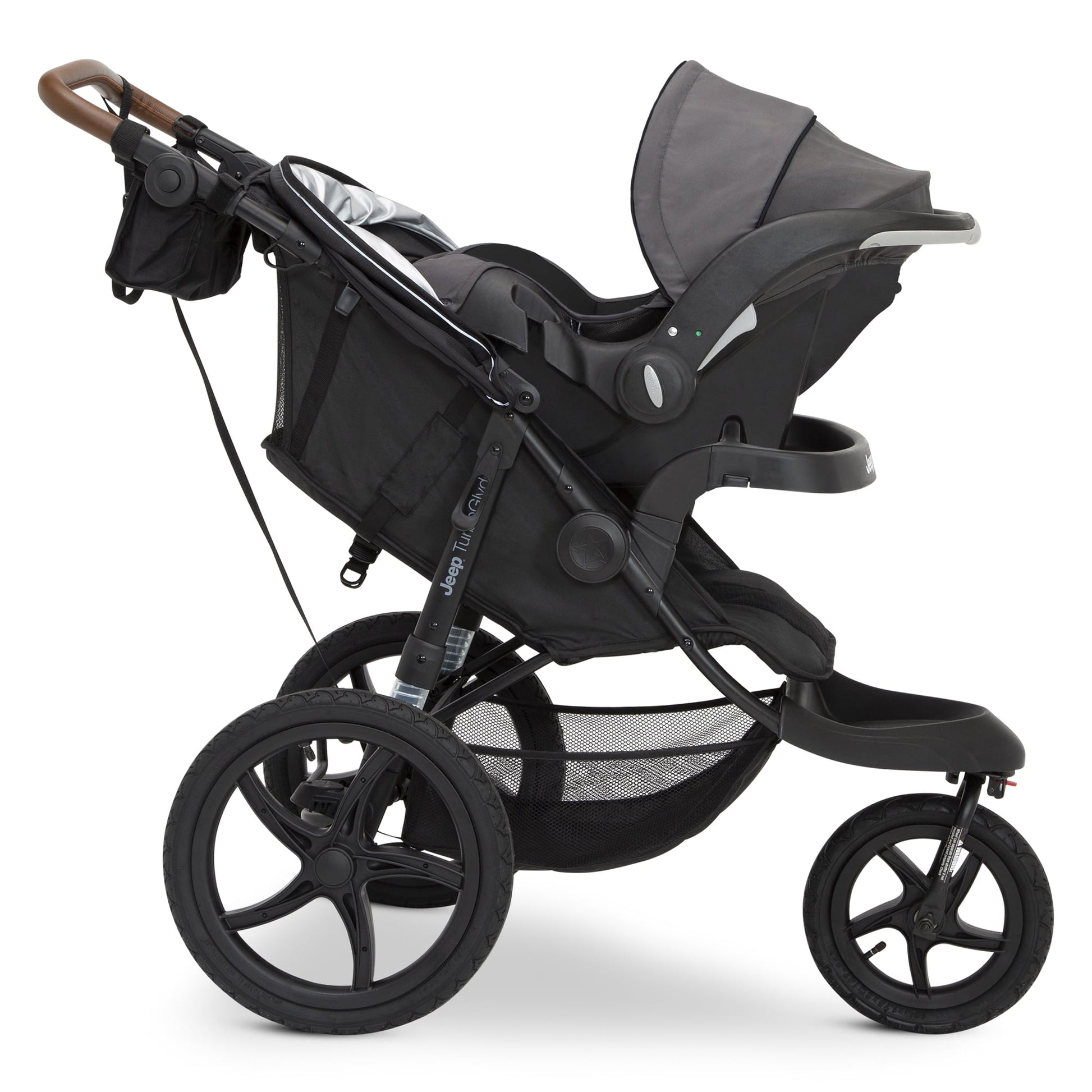 Delta Children Jeep TurboGlyde Jogging Stroller with Swivel Wheel