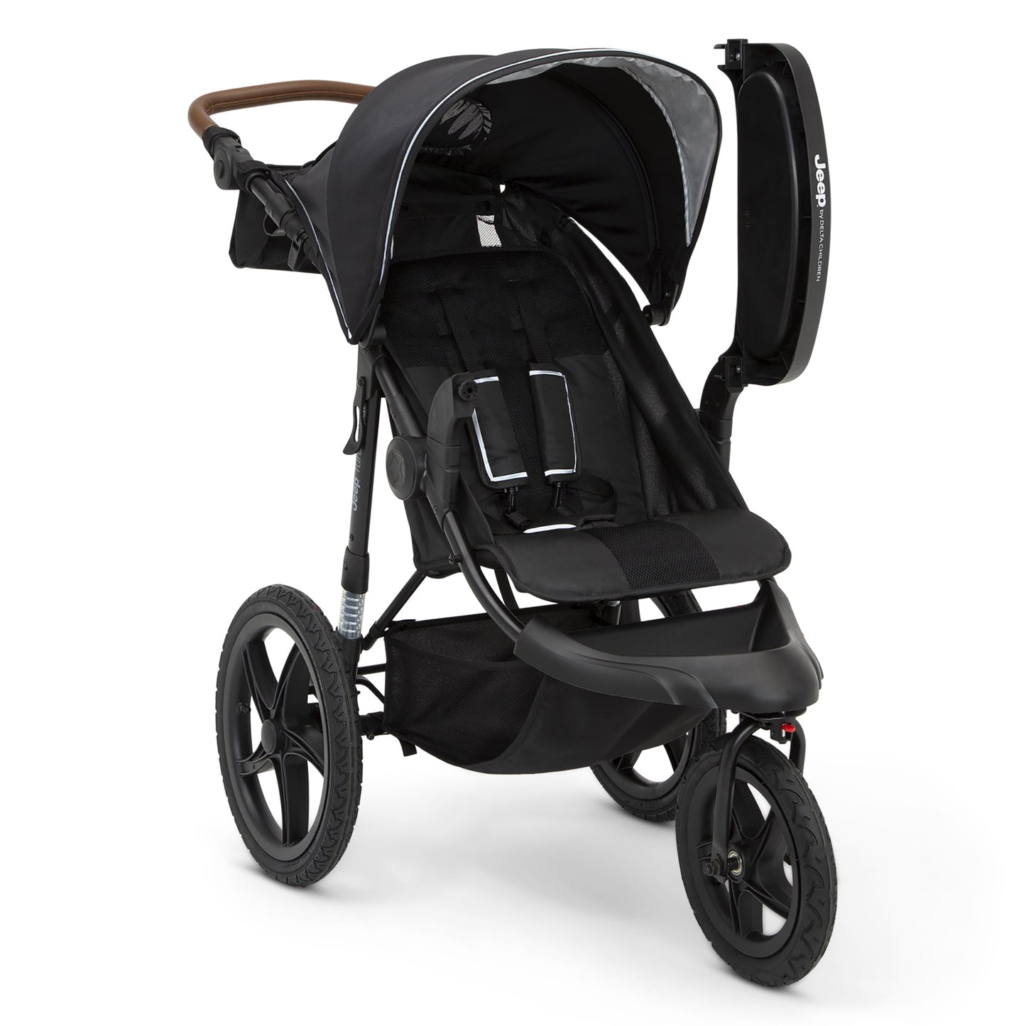 Delta Children Jeep TurboGlyde Jogging Stroller with Swivel Wheel