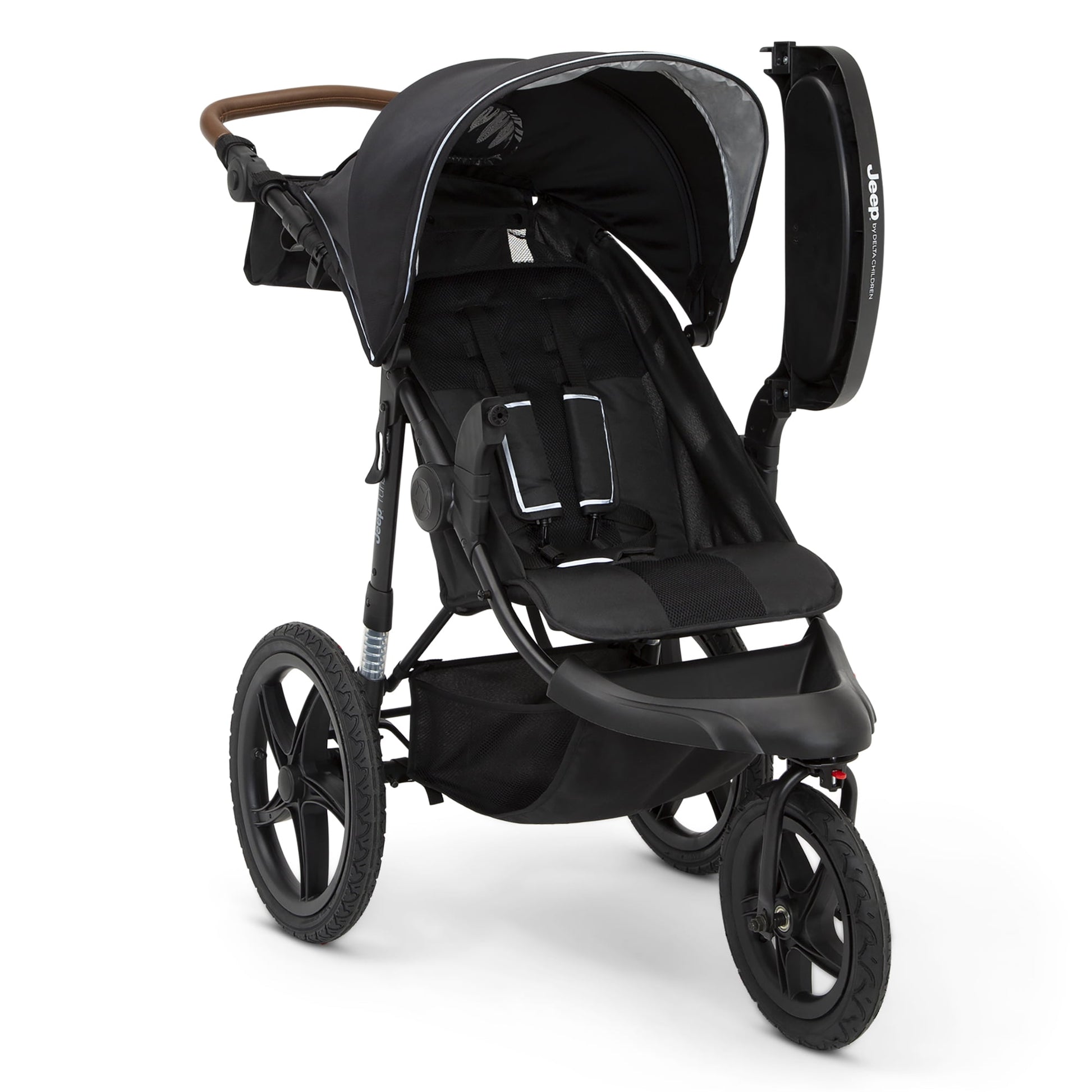Delta Children Jeep TurboGlyde Jogging Stroller with Swivel Wheel
