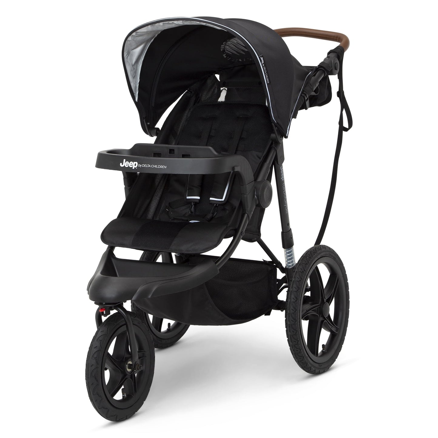 Delta Children Jeep TurboGlyde Jogging Stroller with Swivel Wheel